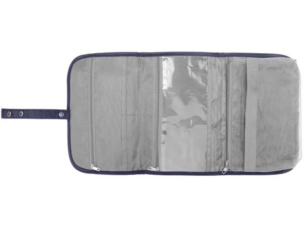 Несессер для путешествий со съемной косметичкой «Flat», Цвет темно-синий