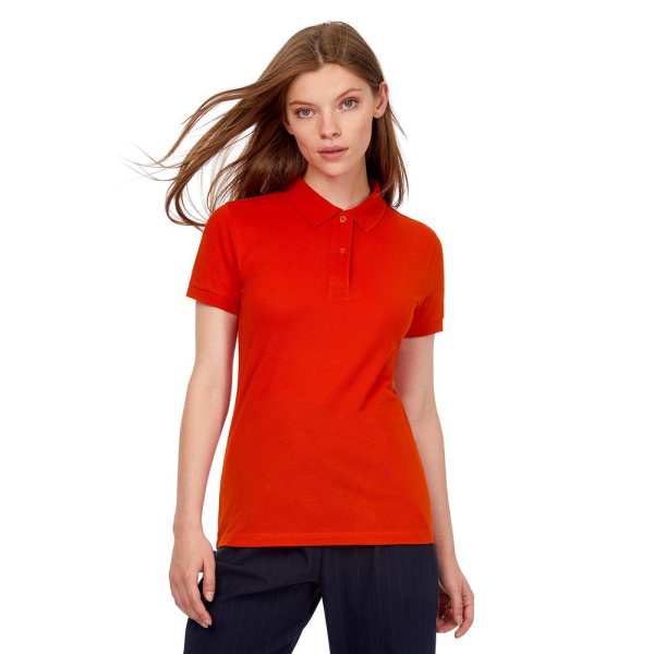 Рубашка поло женская Inspire, красная, XS–XXL