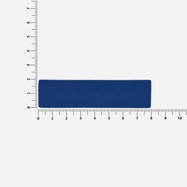 Лейбл Listra Soft Touch, S, синий, 2х8 см