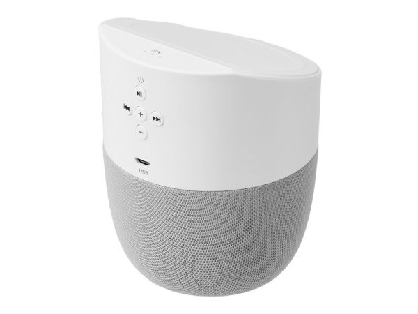 Портативная колонка TWS с беспроводной зарядкой «Shuttle», 5 Вт, Цвет белый