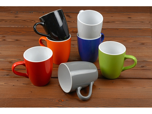 Кружка «Tulip», Цвет черный глянцевый