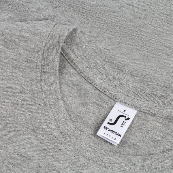 Футболка Imperial 190, серый меланж, XS–5XL