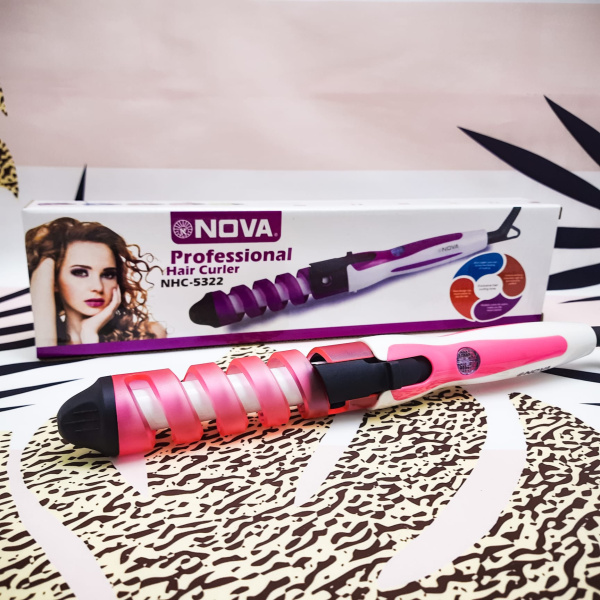 Профессиональная плойка для волос NOVA Professional Hair Curler NHC-5322 (5311)