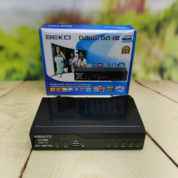 Цифровой ресивер (приставка) наземного вещания Beko DVB-T777 DVB –C+ 4KUHD4k