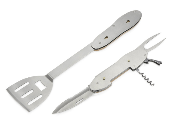 Мультиинструмент для барбекю «Blade» в чехле, Цвет натуральный