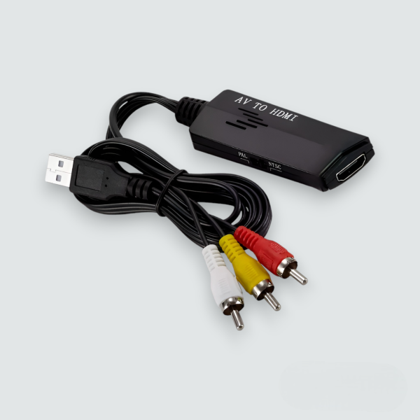 Кабель-конвертер H74  AV to HDMI, euro composite / Используется в качестве питания если не достаточно мощности HDMI