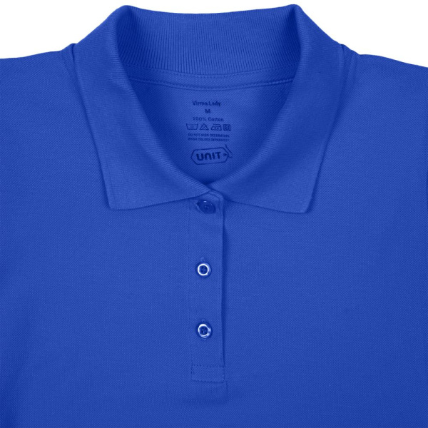 Рубашка поло женская Virma Lady, ярко-синяя, S–3XL