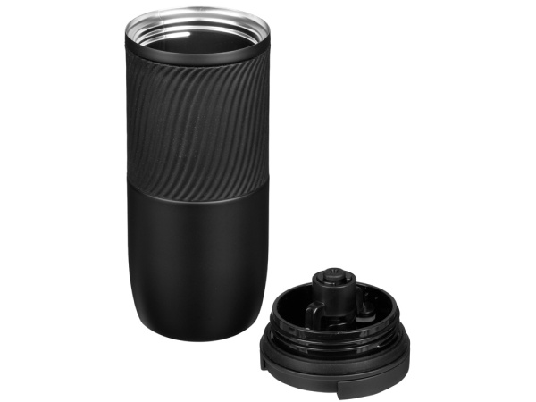 Герметичная вакуумная термокружка «Pillar», 550 мл, Цвет черный