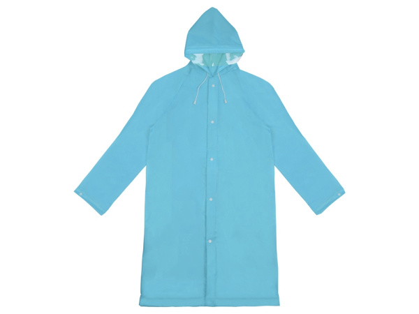 Дождевик «Hawaii» c чехлом унисекс, Размер XL-2XL, Цвет голубой