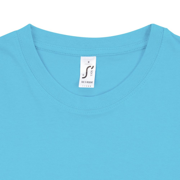 Футболка унисекс Regent 150, бирюзовая, XXS–3XL