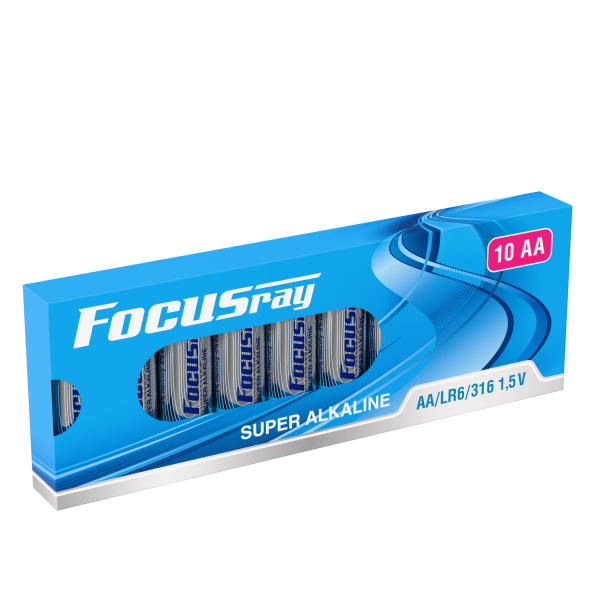 FOCUSray SUPER ALKALINE LR6/BOX10 1/24/48 батарейка, шт (10 шт)