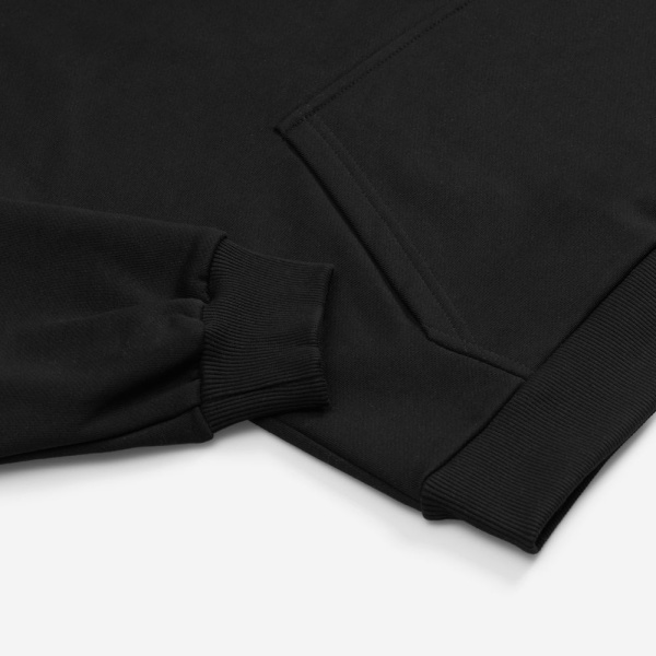 Худи унисекс оверсайз Songo, черное, XS–4XL