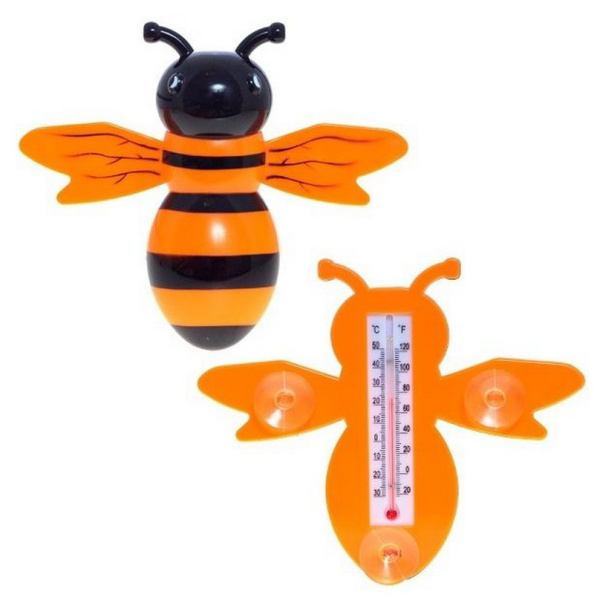 Термометр оконный уличный на присоске "Пчелка"