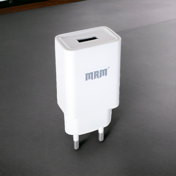 Сетевое зарядное устройство MRM MR21m 5V/2.1A, 1USB, с кабелем Micro 1,2м, белый