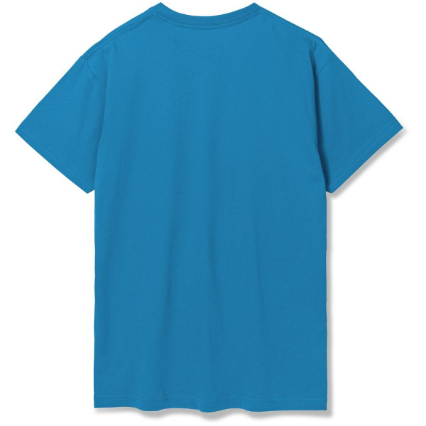 Футболка унисекс T-Bolka 180, бирюзовая, S–3XL