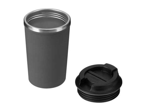 Герметичная термокружка на присоске «Kick», 350 мл, Цвет серый