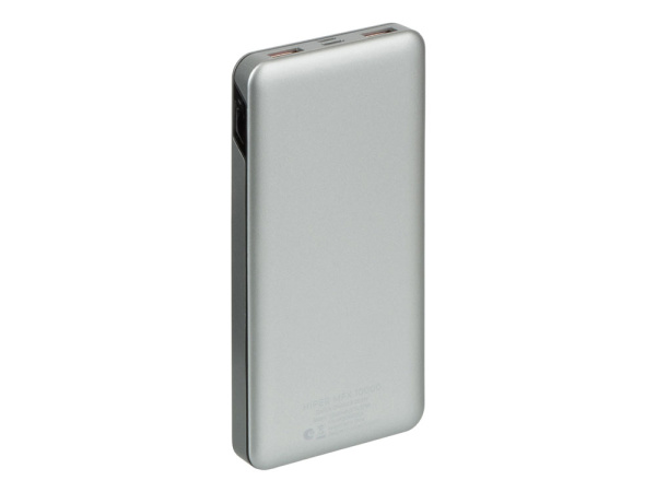Портативный внешний аккумулятор «MFX», 10000 mAh, Цвет серебристый