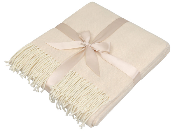 Плед акриловый «Dapple» 160 х 210 см, Цвет бежевый