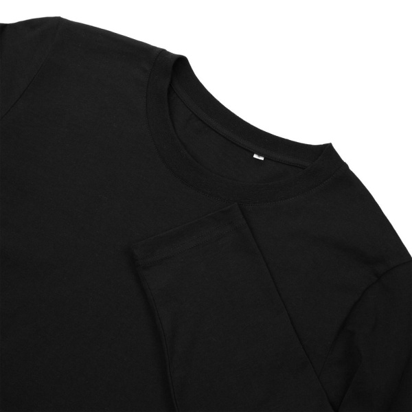 Футболка с длинным рукавом Lehta, черная, S–3XL