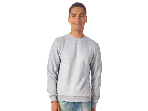 Свитшот «Monaco», унисекс, Размер XS, Цвет серый меланж