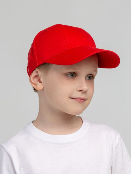 Бейсболка детская Capture Kids, красная, 52-54