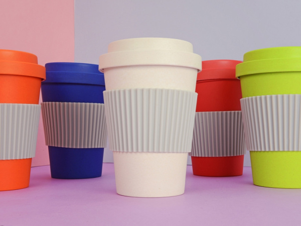 Термокружка из натуральных волокон «Muffin», Цвет бежевый