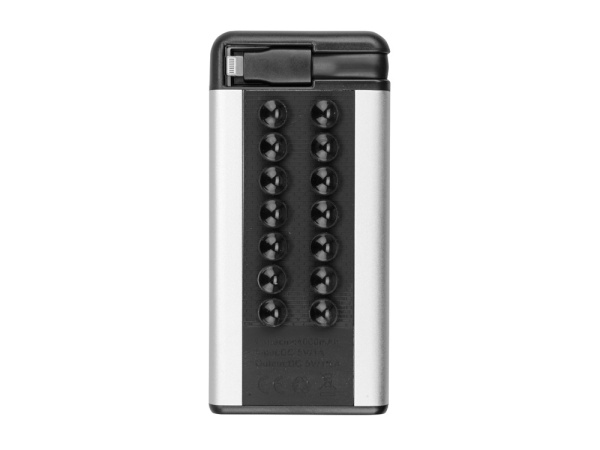 Внешний аккумулятор «Octopus», 4000 mAh, Цвет черный/серебристый