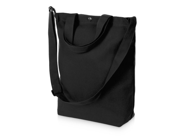 Сумка «Helfer» на кнопке с регулирующейся лямкой, Цвет черный