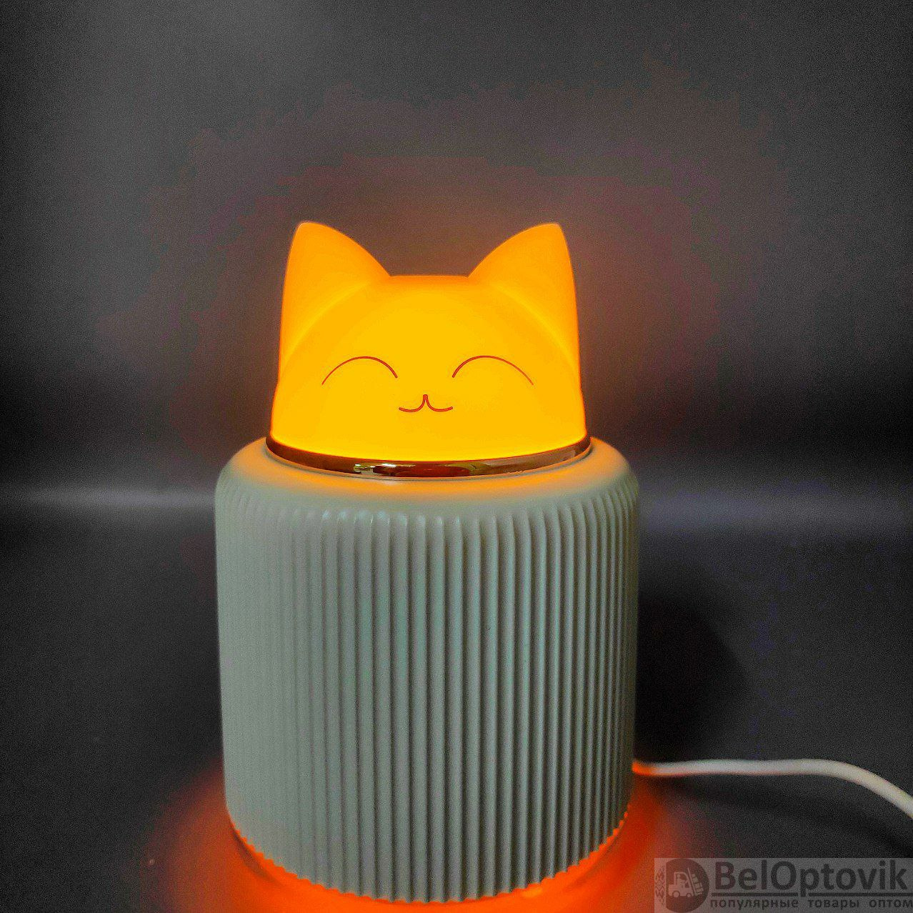 Увлажнитель (аромадиффузор) Котик воздуха PET LAMP Humidifier с функцией  ночника 300 ml / 2 режима подсветки, USB (арт: uv-12899) от 460 ₽ рублей  оптом в Москве