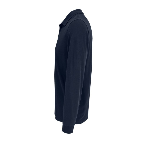 Рубашка поло с длинным рукавом Prime LSL, темно-синяя, XS–5XL