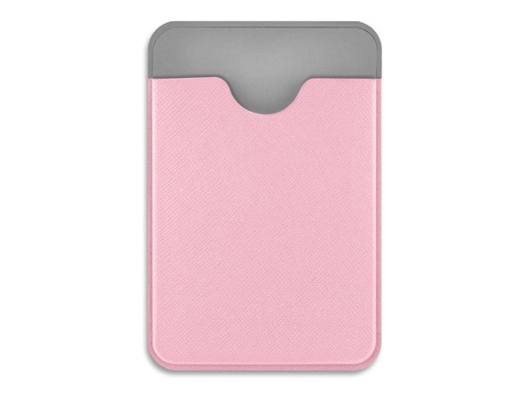 Картхолдер с креплением на телефон «Favor», Цвет розовый