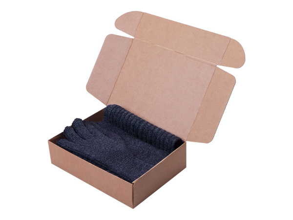 Подарочный набор  «Nordend», Цвет темно-синий меланж