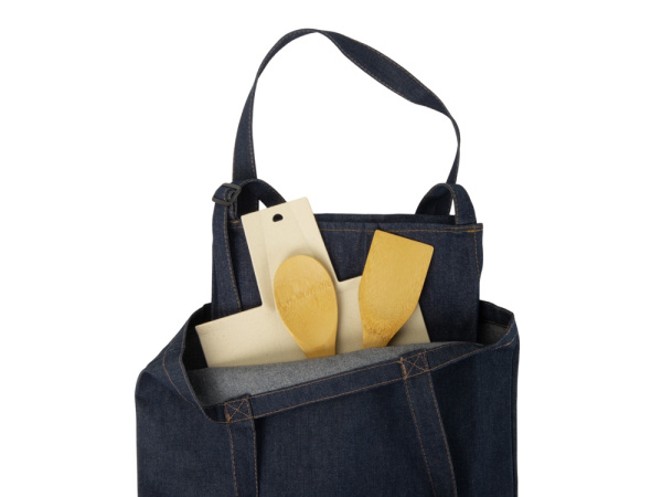 Подарочный набор кулинарный «Indigo», Цвет джинсовый, натуральный