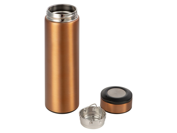 Термос «Confident Metallic», Цвет медный