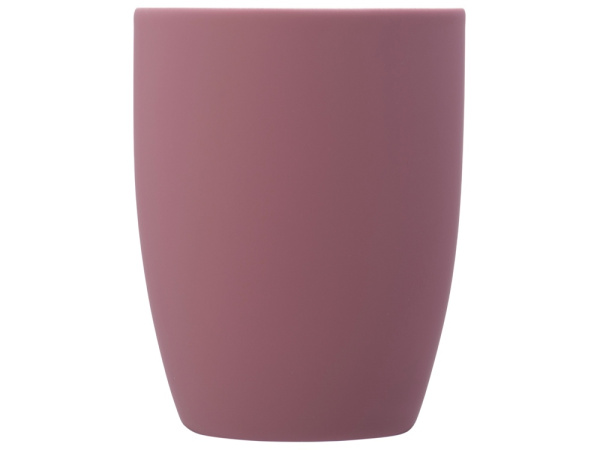 Кружка с покрытием soft-touch «Tulip Gum», Цвет пыльно-розовый