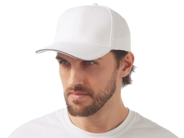 Бейсболка «Las Vegas», Цвет белый