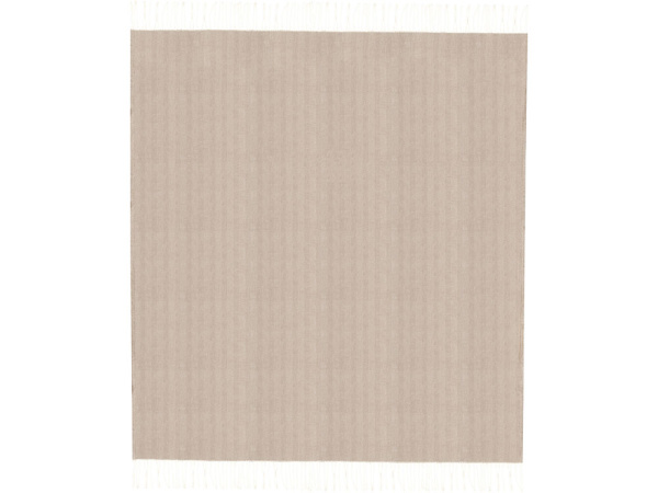 Плед «Ёлочка» из натурального хлопка, Цвет бежевый