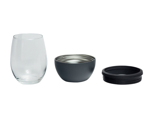 Тумблер для вина «WINE KUZIE», Цвет черный