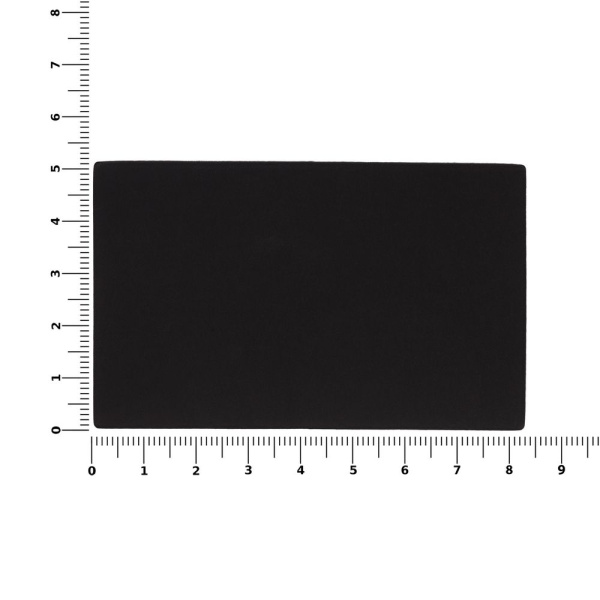 Лейбл Listra Soft Touch, XL, черный, 5х8 см