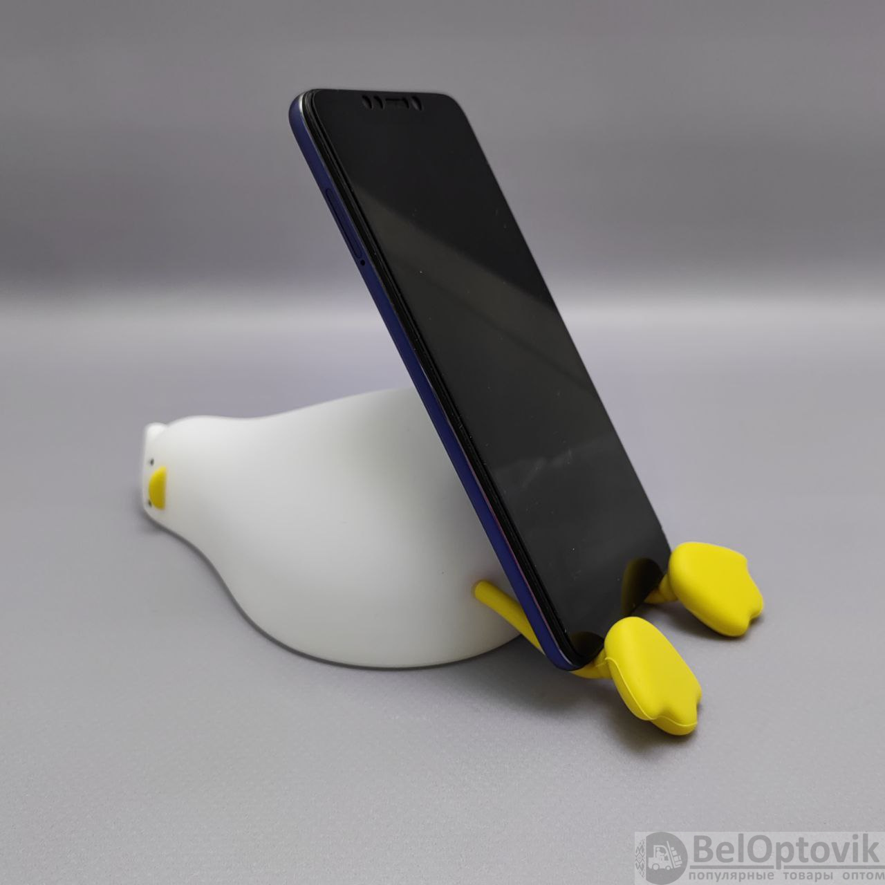 Светильник - ночник силиконовый Сонный Гусь Duck Sleep Lamp (USB, 3 режима,  таймер 30 мин) (арт: 13654) от 580 ₽ рублей оптом в Москве