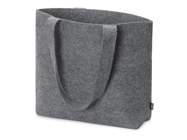 Подарочный набор с зонтом и термобутылкой в шопере, Цвет черный