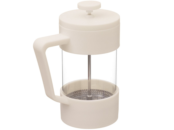 Френч-пресс «Intense», Цвет белый/прозрачный