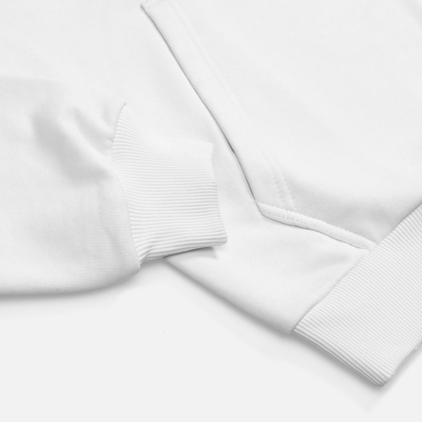 Толстовка унисекс оверсайз Sartoro, белая, XS–4XL