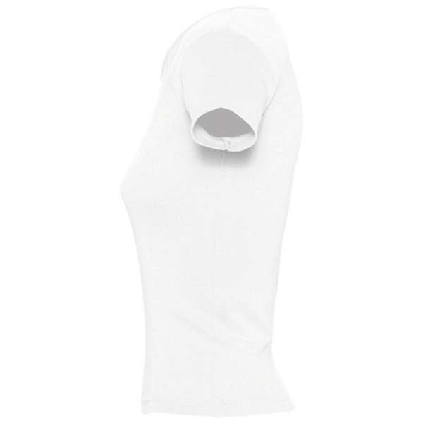 Футболка женская Lady 220 с V-образным вырезом, белая, S–XXL