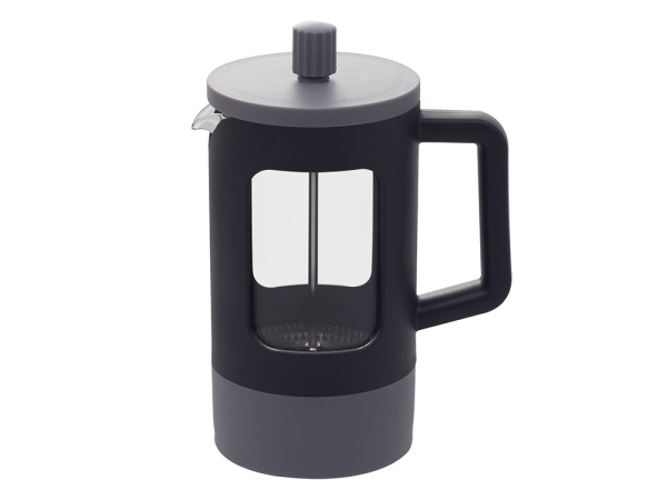 Подарочный набор «Re:y. Vive» с пледом, френч-прессом и кофе, Цвет бордовый