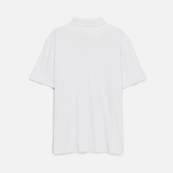 Рубашка поло унисекс Senti, белая, XS–4XL