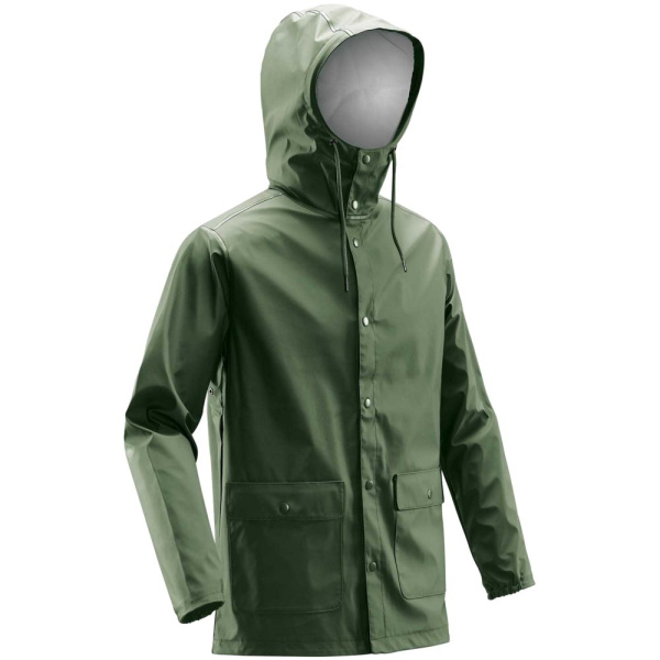 Дождевик мужской Squall, зеленый, S–3XL