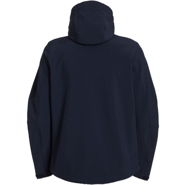 Куртка мужская Hooded Softshell темно-синяя, S–2XL