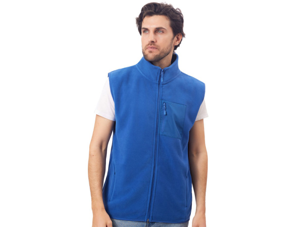 Жилет флисовый «Trondheim» унисекс, Размер XL, Цвет синий классический