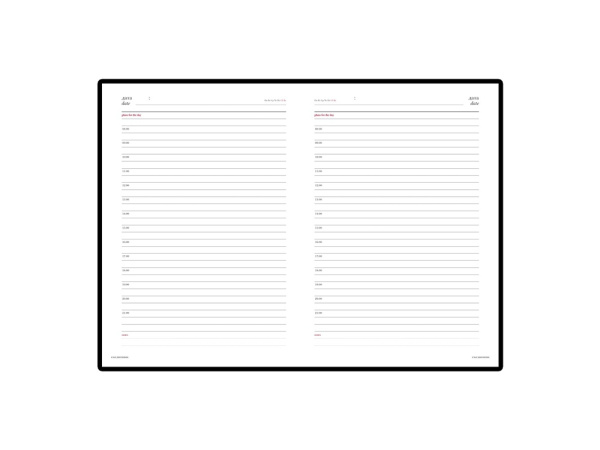 Ежедневник недатированный А5 «Velvet», Размер A5, Цвет фиолетовый